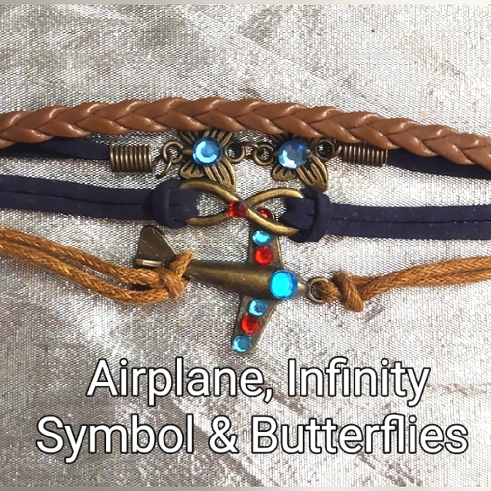 Aviation Friendship Infinity Bracelet - Picture 5 of 11